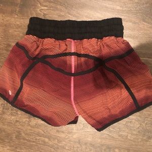 Lululemon Tracker shorts size 4